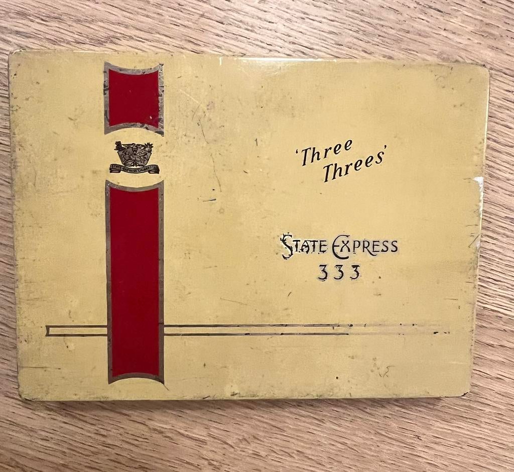 Vintage sigarendoosje State Express, Verzamelen, Ophalen of Verzenden, Gebruikt