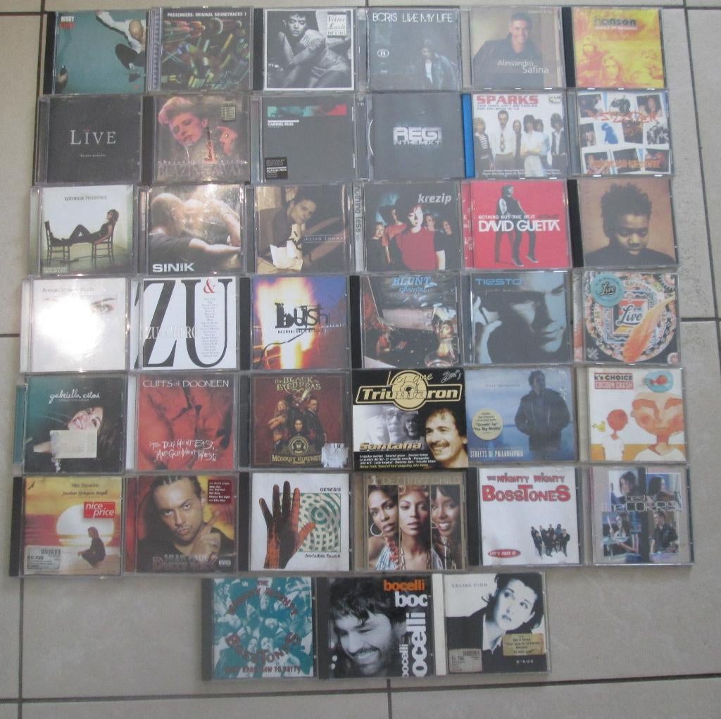 Mooi Partij van 42 CD's - Pop en Rock, Cd's en Dvd's, Cd's | Pop, Zo goed als nieuw, Ophalen of Verzenden