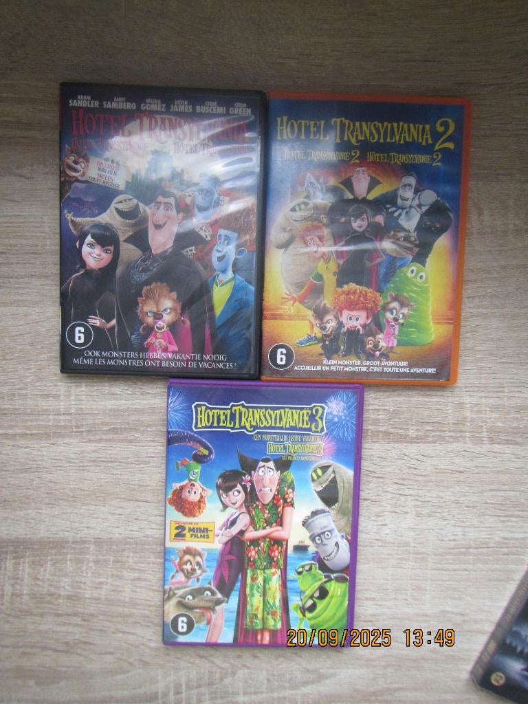 Hotel Transylvania 1, 2 & 3, Cd's en Dvd's, Alle leeftijden, Overige genres, Ophalen of Verzenden, Zo goed als nieuw
