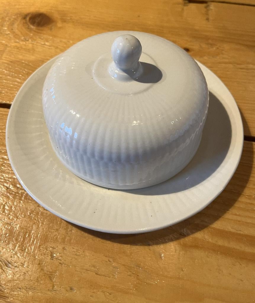 Vintage Keramiek Botervloot, Gebruikt, Keramiek, Overige typen, Ophalen of Verzenden