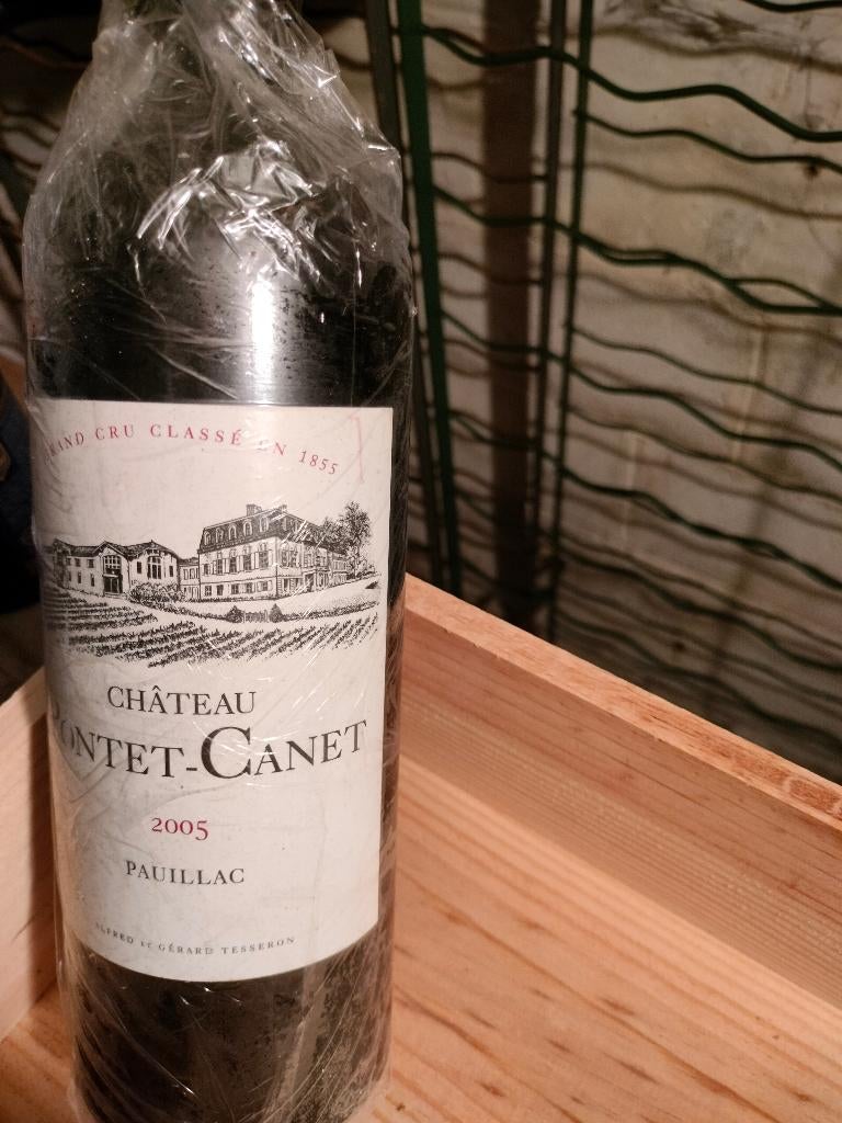 Pontet Canet 2005, Collections, Neuf, Enlèvement ou Envoi, Pleine, Vin rouge