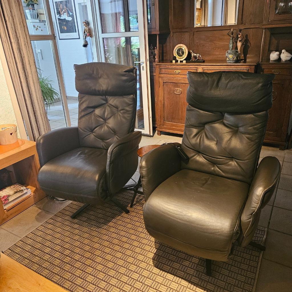 Relaxzetels HIMOLLA, Ophalen, Zo goed als nieuw, 50 tot 75 cm, Leer