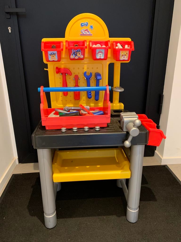 Werkbankje met werkkoffer, Ophalen, Gebruikt