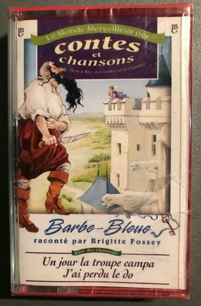 Cassette audio Barbe-Bleue raconté par Brigitte Fossey, Enlèvement ou Envoi, Enfants et Jeunesse, 1 cassette audio, Originale
