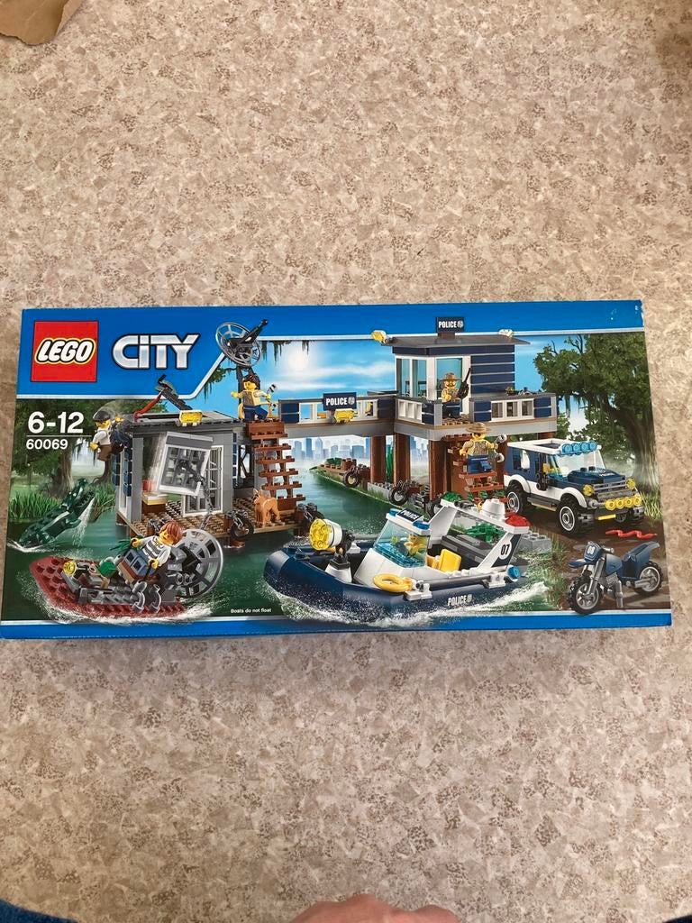 Lego city 60069 moeraspolitie NIEUW, Ophalen of Verzenden, Nieuw, Complete set, Lego