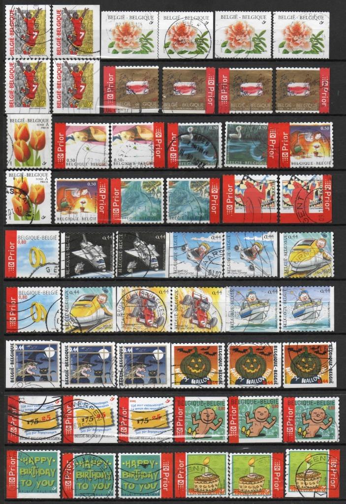 Gestempelde postzegels van België uit boekjes (2), Ophalen of Verzenden, Gestempeld, Gestempeld