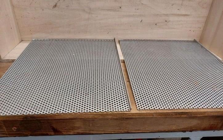 Geperforeerde metalen  platen, Doe-het-zelf en Bouw, Ophalen, Gebruikt