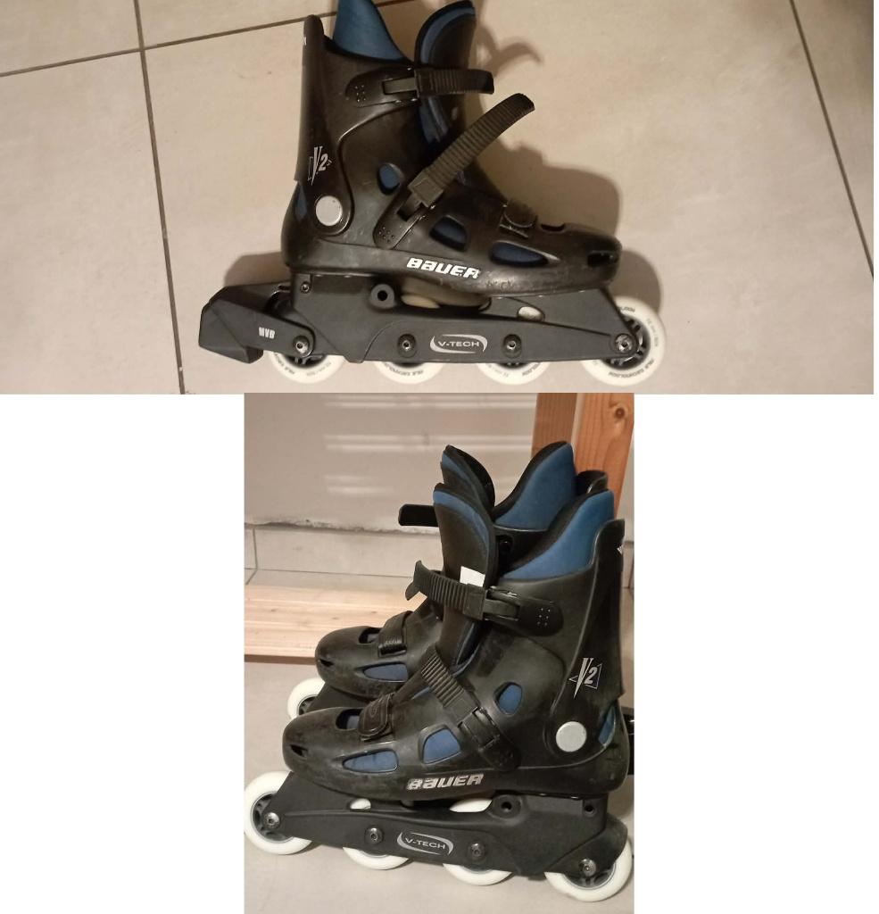 roller Bauer avec nouvelles roues T39, Sport en Fitness, Schaatsen, Ophalen, Bauer, Overige typen, Zo goed als nieuw