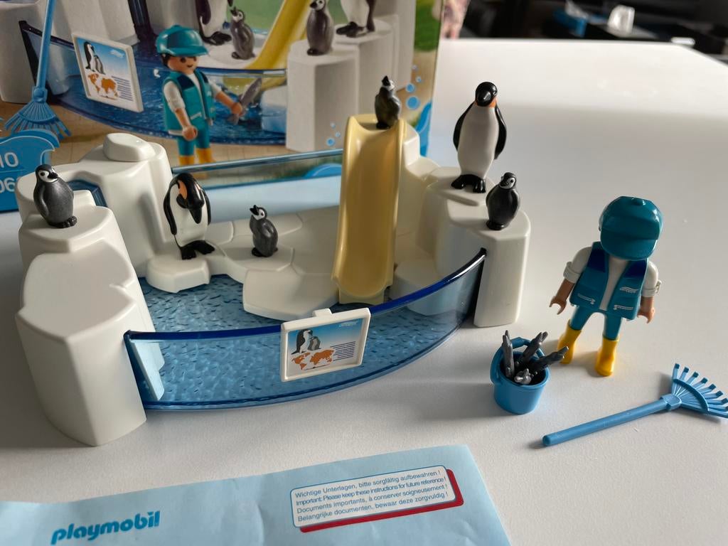 Playmobil 9062 pinguinverblijf Zoo met echt waterbassin, Kinderen en Baby's, Speelgoed | Playmobil, Ophalen of Verzenden, Zo goed als nieuw