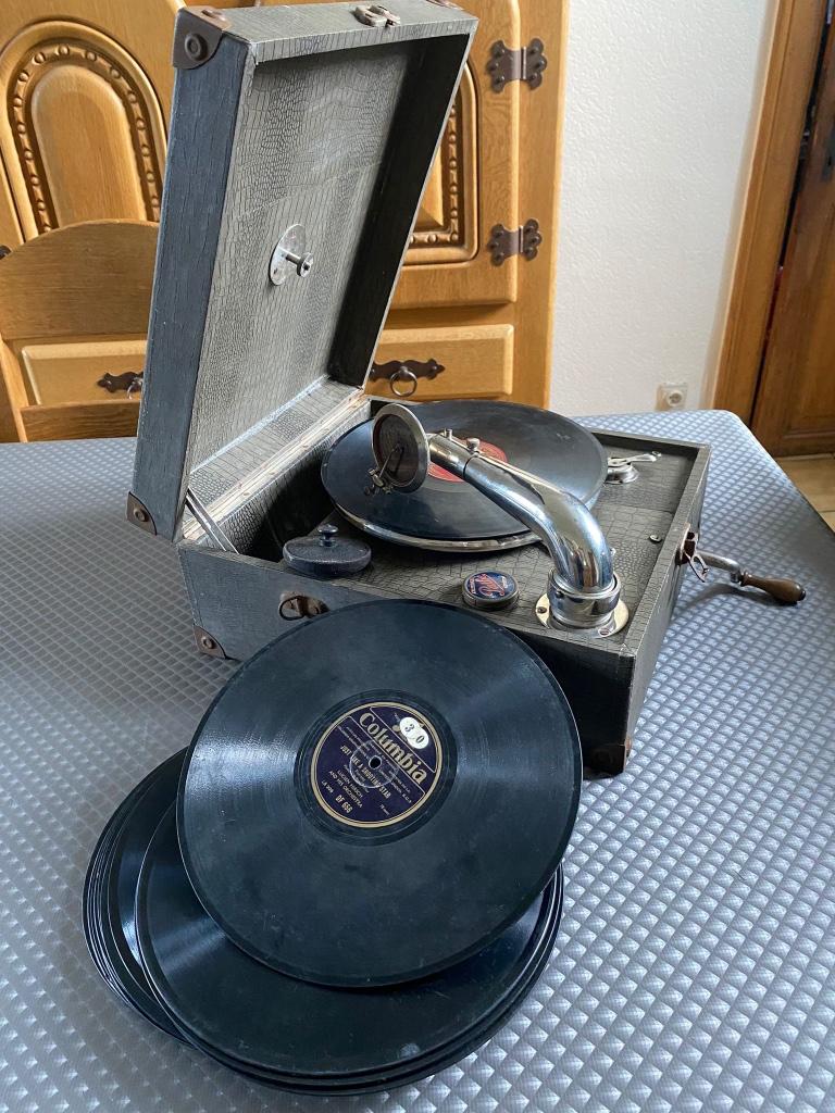 Gramophone en état de fonctionnement, Ophalen, Gebruikt