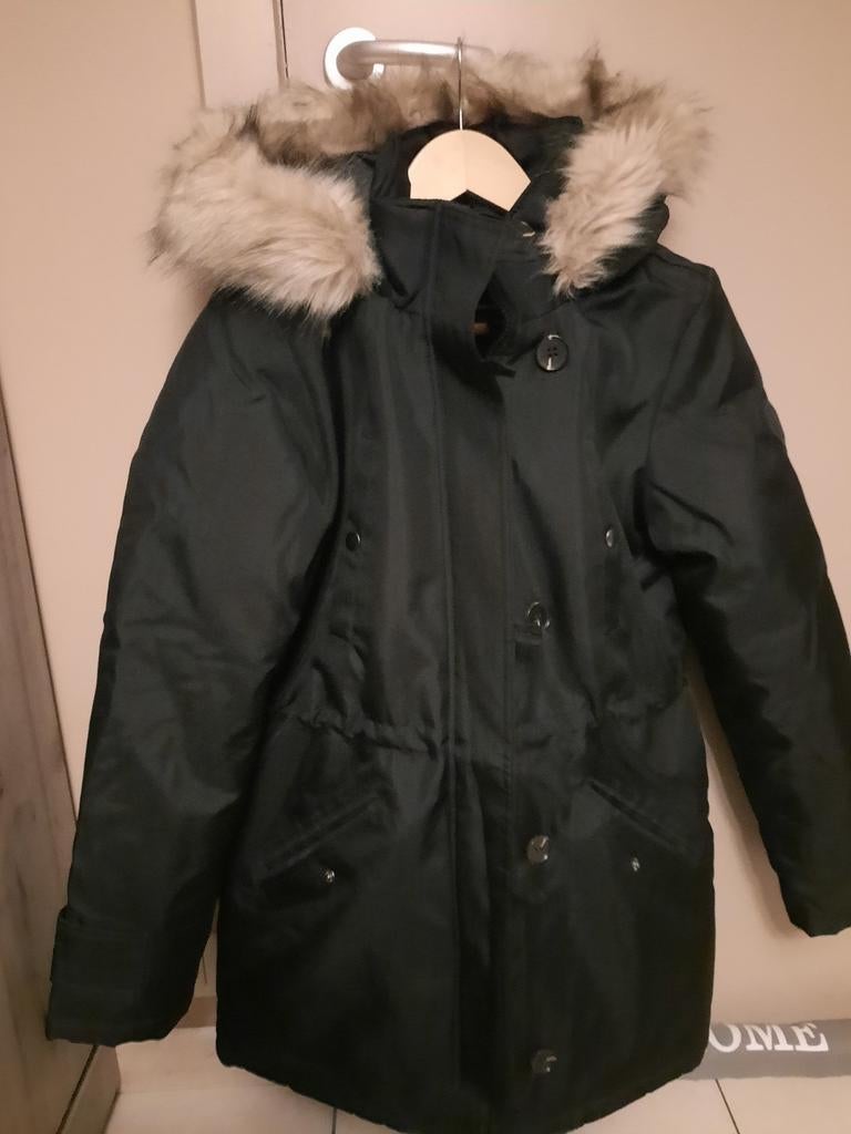 Veste d'hiver en fausse fourrure Vero Moda taille XS, Enlèvement ou Envoi, Comme neuf, Taille 34 (XS) ou plus petite, Noir
