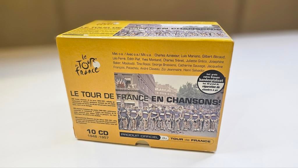 Le Tour de France en chansons - 10 CD box, Cd's en Dvd's, Cd's | Franstalig, Ophalen of Verzenden