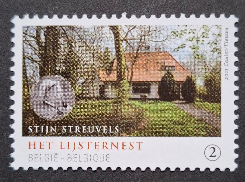 Belgique : COB 4094 ** Maison des écrivains 2011., Sans timbre, Neuf, Enlèvement ou Envoi, Non oblitéré