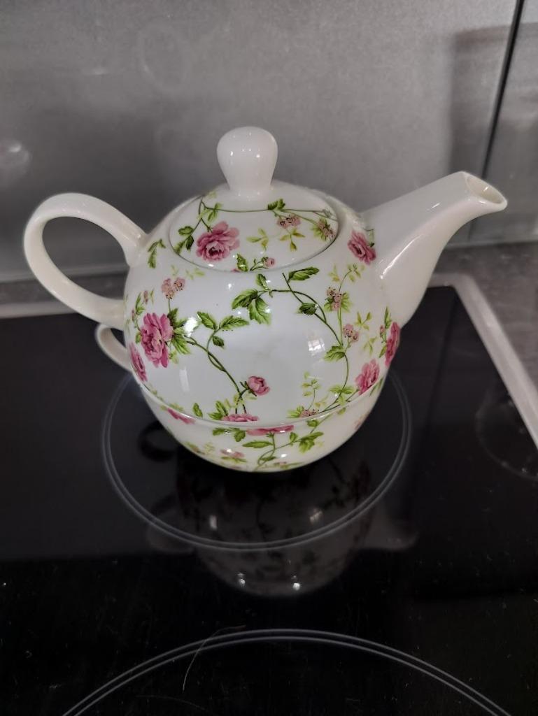 tea for one Clayre & Eef, Huis en Inrichting, Ophalen, Nieuw, Overige stijlen, Kop(pen) en/of Schotel(s)