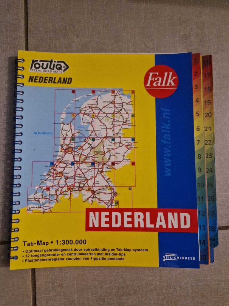 Map Nederland, Boeken, Atlassen en Landkaarten, Ophalen, Nederland