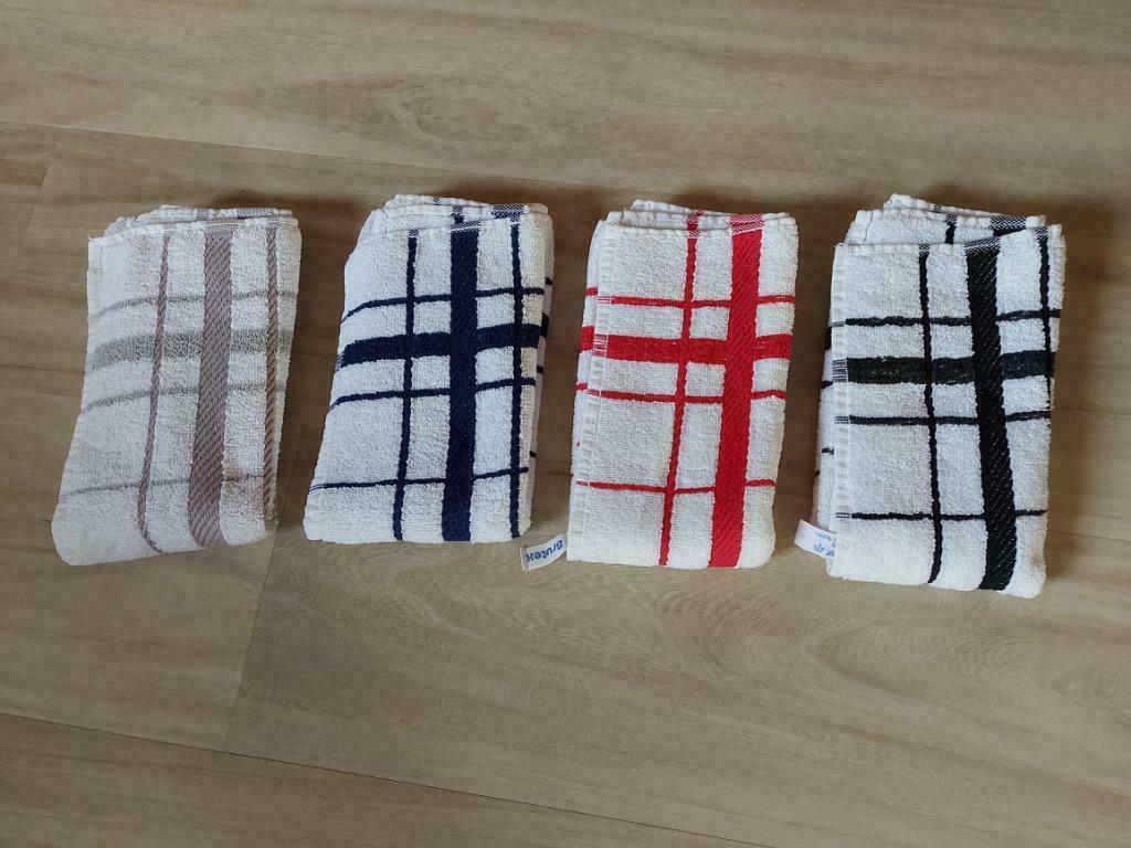 SPONSHANDDOEKEN 4 STUKS - NIEUW, Huis en Inrichting, Keuken | Textiel, Ophalen of Verzenden, Nieuw, Overige kleuren, Theedoek of Handdoek