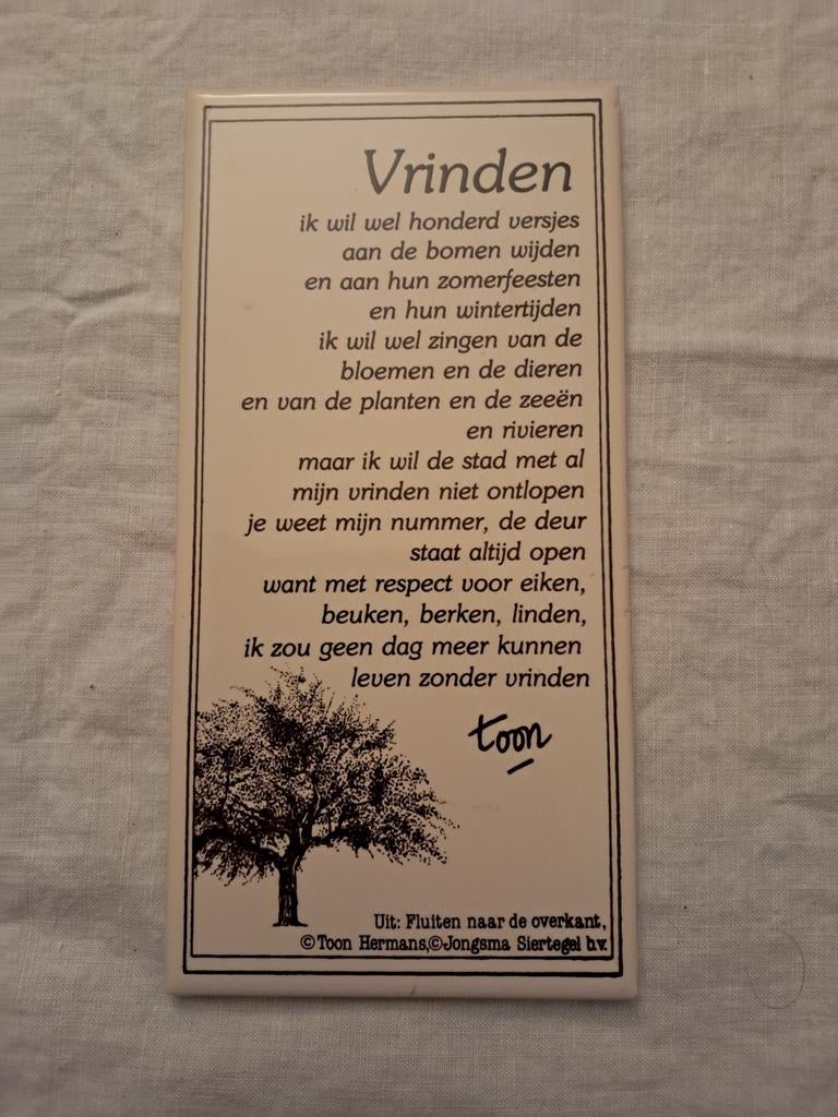 Toon Hermans, Vrinden, Antiek en Kunst, Ophalen of Verzenden
