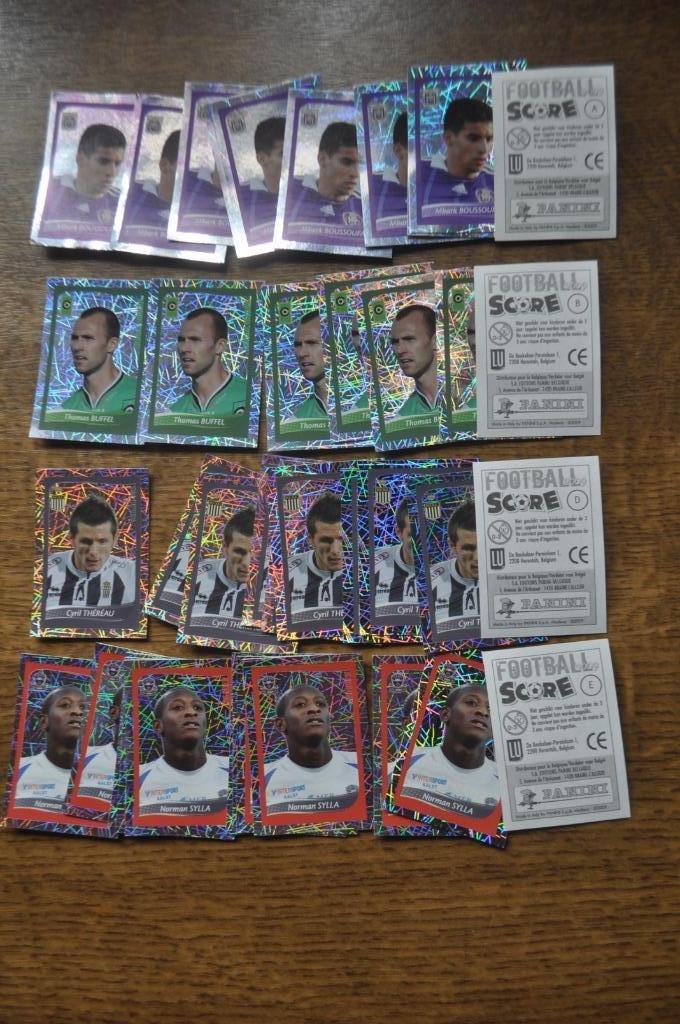 PANINI FOOTBALL 2009 LU SCORE  STICKERS, Ophalen of Verzenden, Zo goed als nieuw, Meerdere stickers