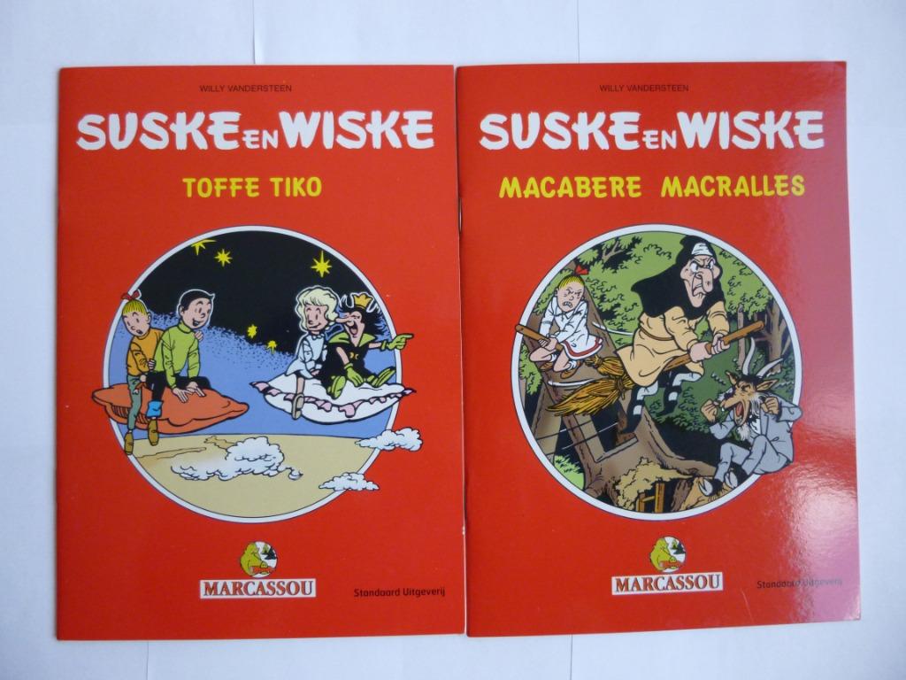 2X SUSKE EN WISKE RECLAME UITGAVE MARCASSOU UIT 2003, Livres, BD, Comme neuf, Plusieurs BD, Enlèvement ou Envoi