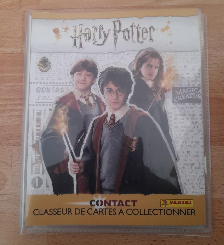 Classeur de cartes Harry Potter + cartes, Collections, Enlèvement ou Envoi, Comme neuf