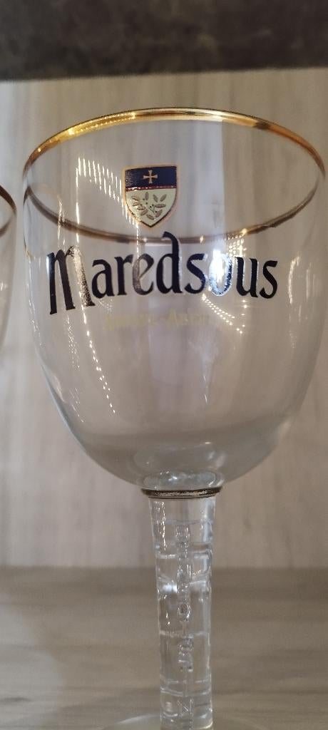 2 verres Maredsous, Collections, Enlèvement, Comme neuf, Verre ou Verres, Autres marques