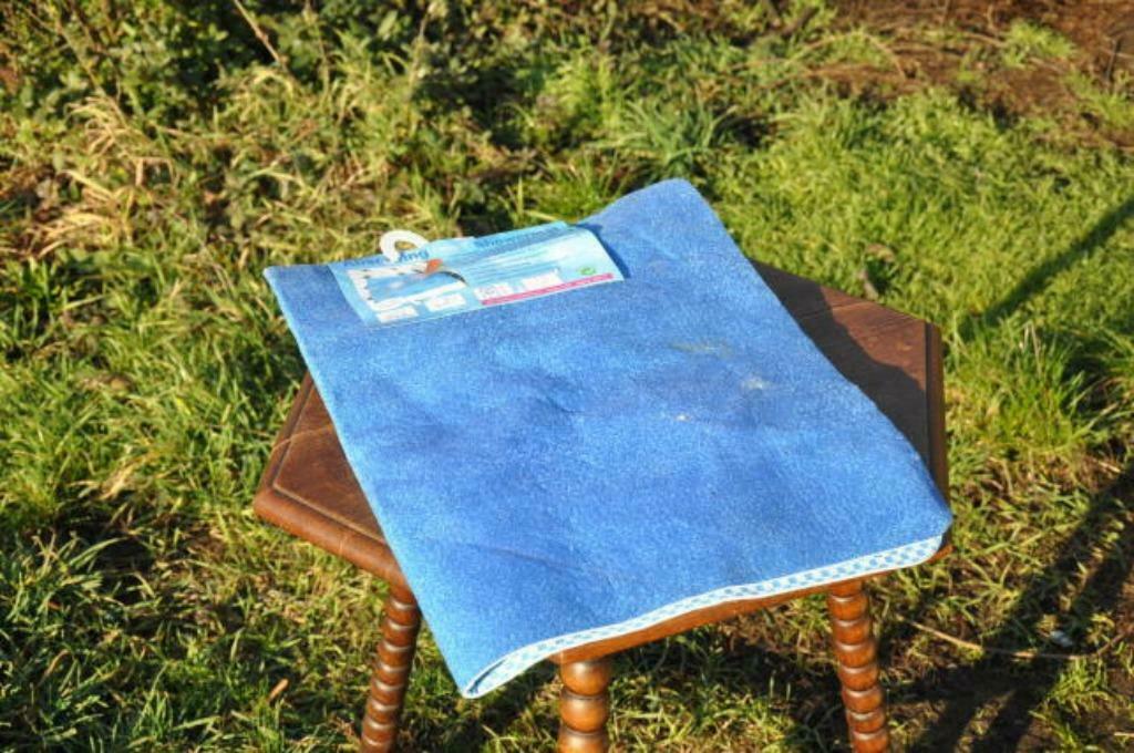 § carpette de salle de bain neuve, Enlèvement ou Envoi, Neuf, Bleu, Tapis de bain