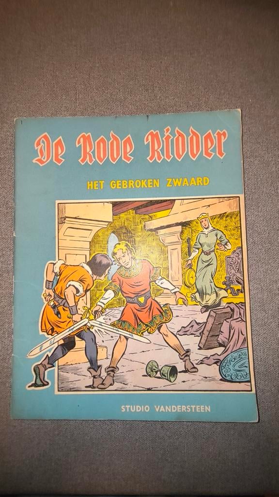 Rode Ridder - Gebroken zwaard / De gouden sporen, Willy Vandersteen, Meerdere stripboeken, Ophalen, Gelezen