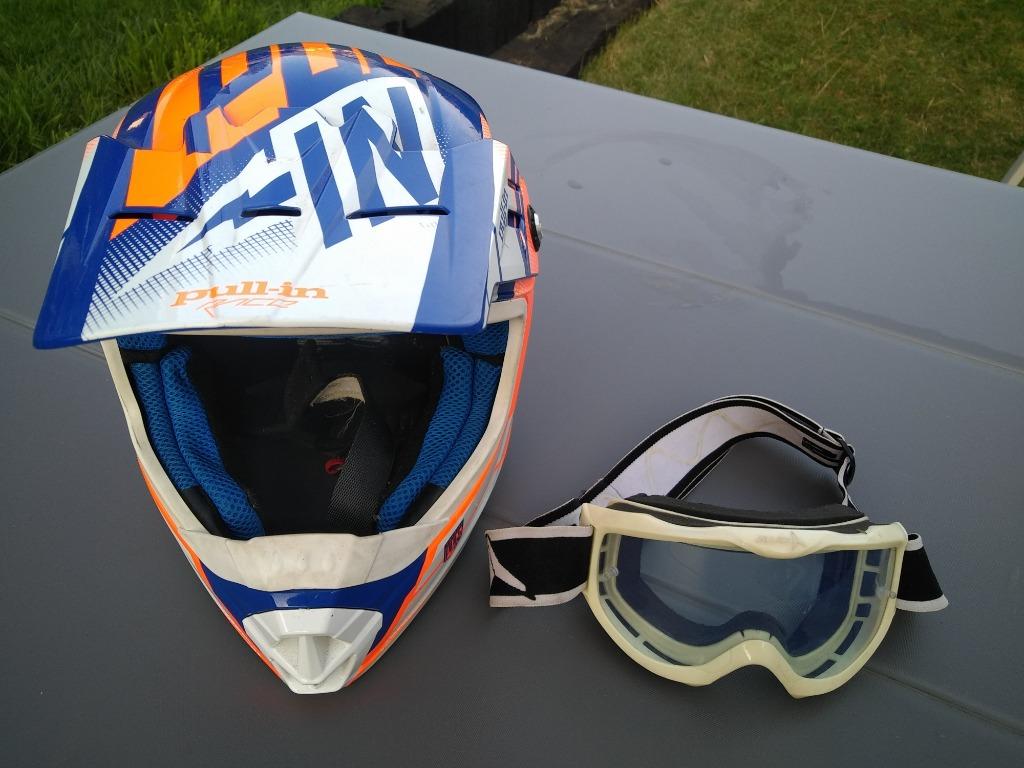 Casque cross Pull-In, Motos, Autres marques, Casque off road, Enlèvement, Neuf, sans ticket
