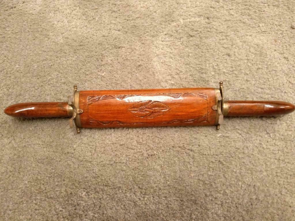 Couteau et fourchette à découper en tube de bois d'Inde, Enlèvement ou Envoi
