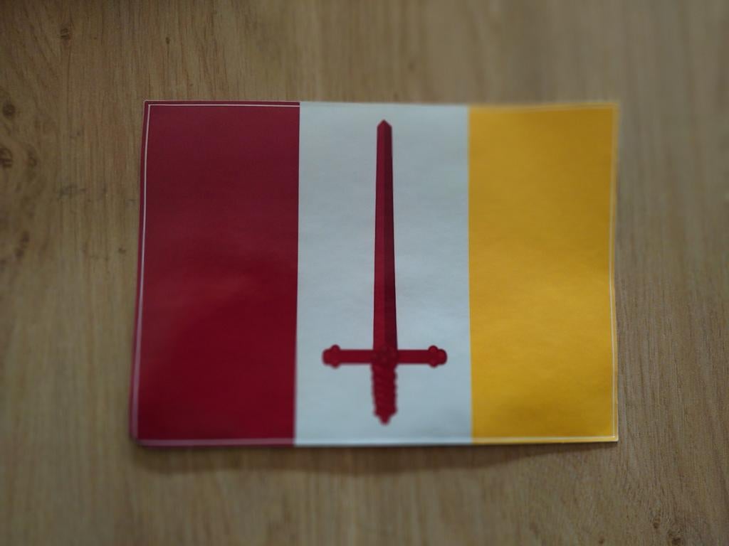 Sticker stad Aalst, Ophalen