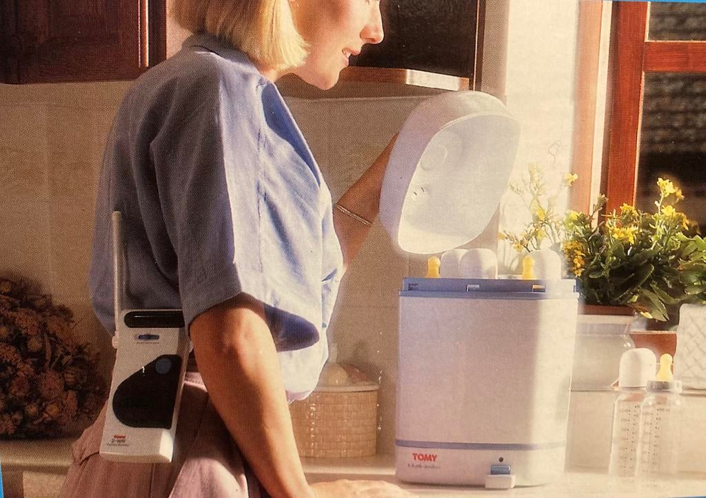 Stoomsterilisator voor zuigflessen., Kinderen en Baby's, Ophalen, Gebruikt, Sterilisator