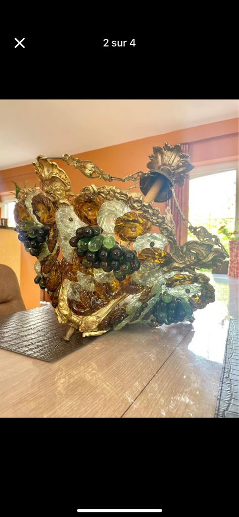 Lustre Verre Murano, Ophalen, Gebruikt, Glas