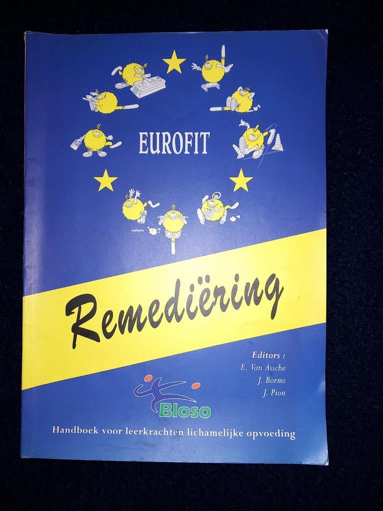 Remédiation Eurofit - manuel pour lrkr LO -> 3€, Enlèvement, Comme neuf, Enseignement supérieur, Bloso