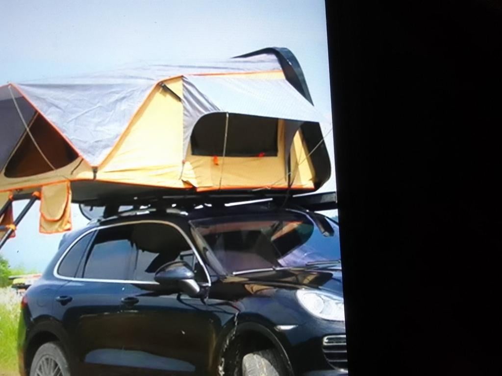 Mobilhome Porsche Cayenne turboS 4.5 lichte vracht.full ., Caravans en Kamperen, Mobilhomes, Particulier, Benzine, TV