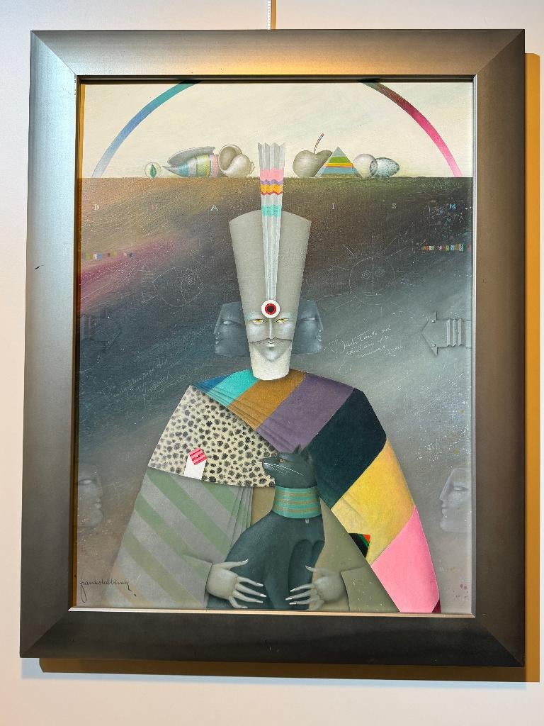 Schilderij Frank Slabbinck, Antiek en Kunst, Kunst | Schilderijen | Modern, Ophalen