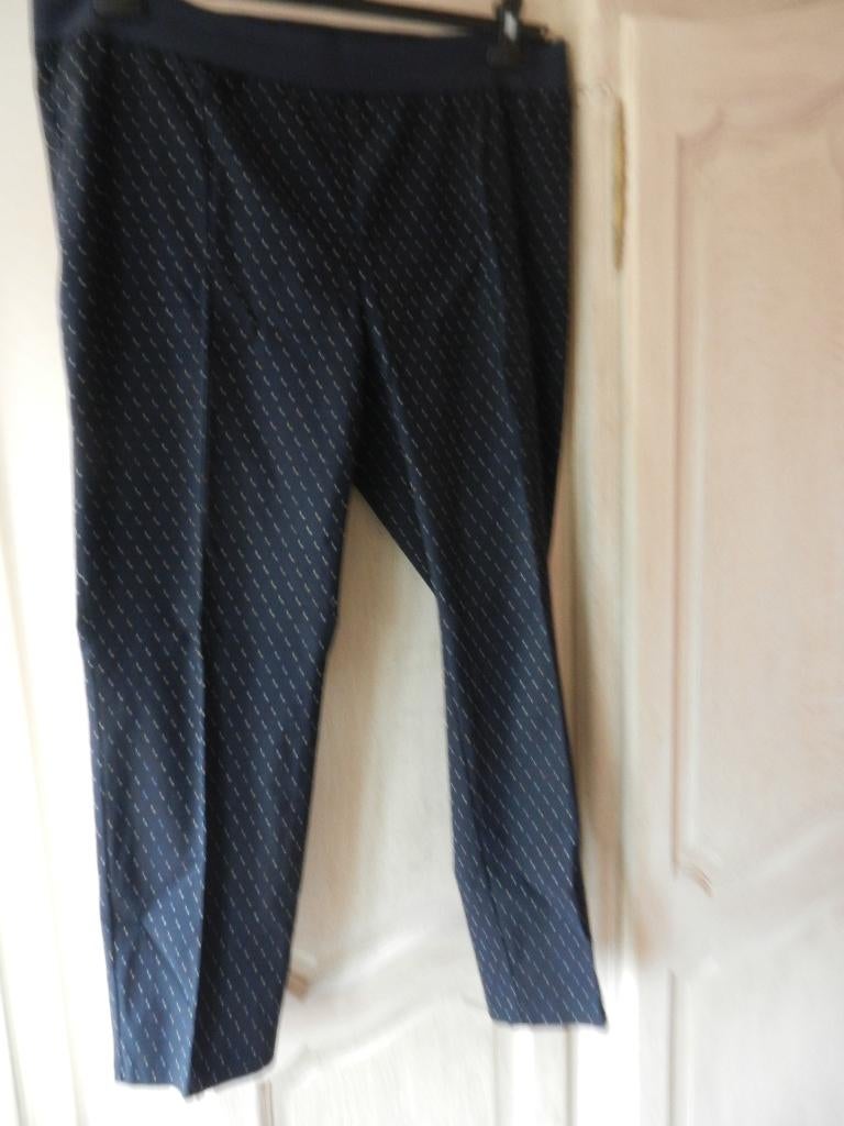 blauwe broek maat 52, Kleding | Dames, Ophalen of Verzenden