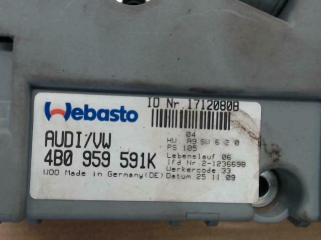 moteur de toit ouvrant  audi A3 8 p  4b0959591k, Autos : Pièces & Accessoires, Moteurs & Accessoires, Audi, Utilisé, Enlèvement
