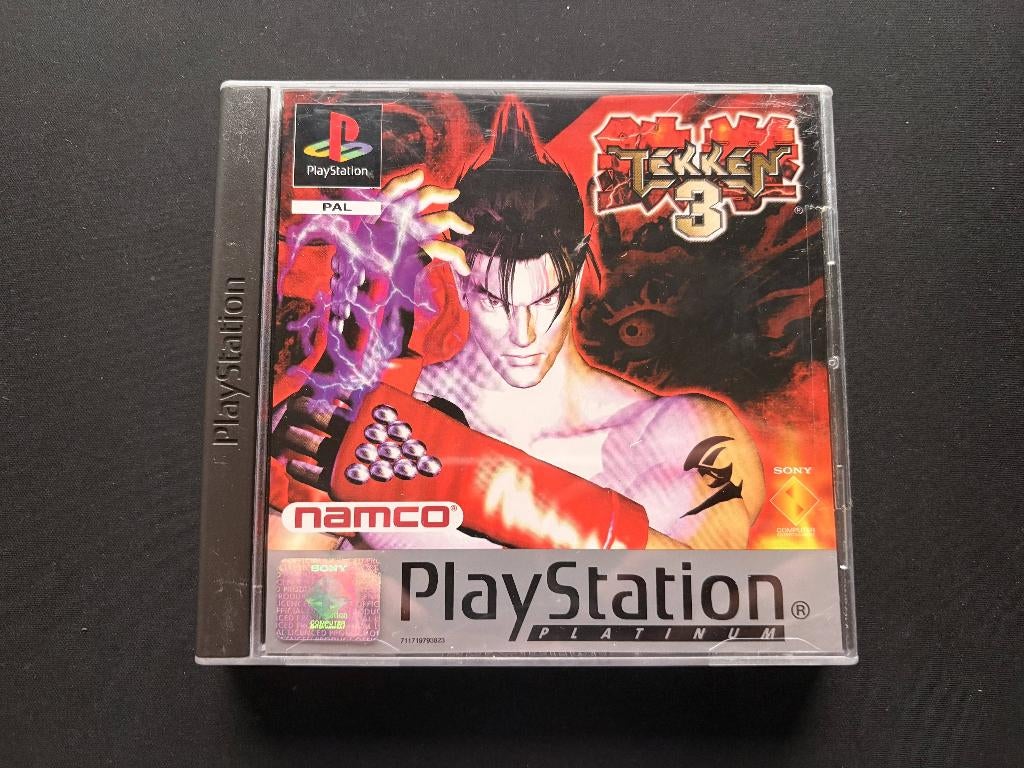 Tekken 3 (Platinum) - PS1 - Complet - État "Comme Neuf", Consoles de jeu & Jeux vidéo, Enlèvement ou Envoi, 2 joueurs, À partir de 12 ans
