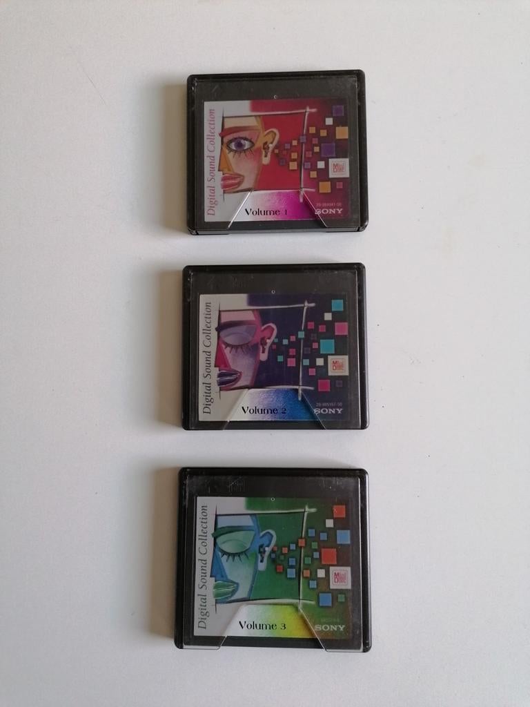 minidisc Sony Digital Sound Collection, volumes 1, 2 et 3, Enlèvement ou Envoi