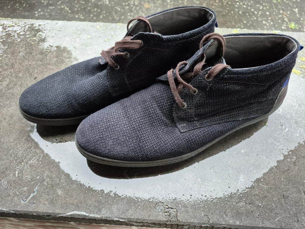Halfhoge schoenen Floris van Bommel maat 45, Ophalen, Blauw, Floris van Bommel, Gedragen
