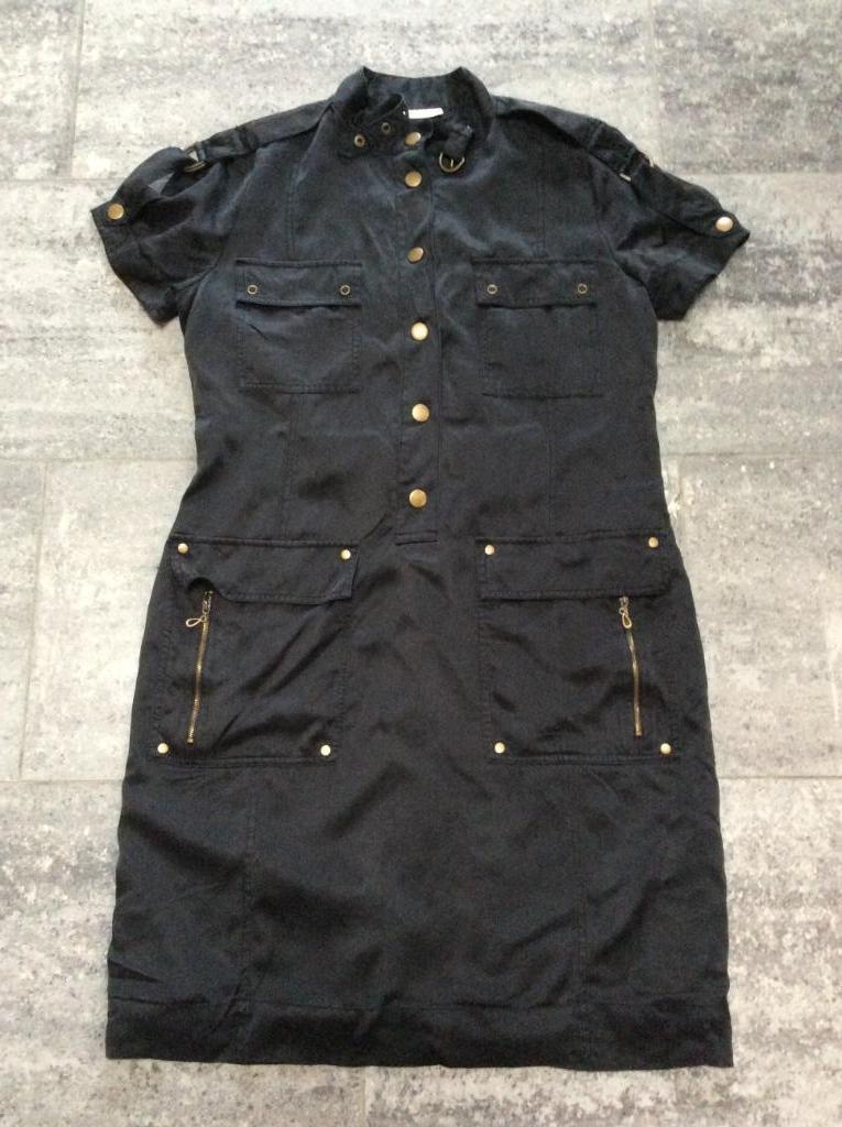 Robe Massimo Dutti 40, Taille 38/40 (M), Comme neuf, Longueur genou, Noir