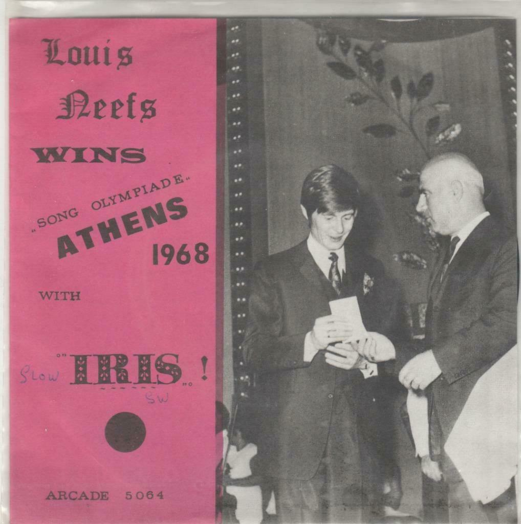 45T: Louis Neefs: Iris, Ophalen of Verzenden