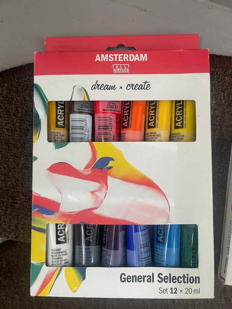 Peinture acrylique et pastels, Hobby & Loisirs créatifs, Dessin, Enlèvement, Comme neuf