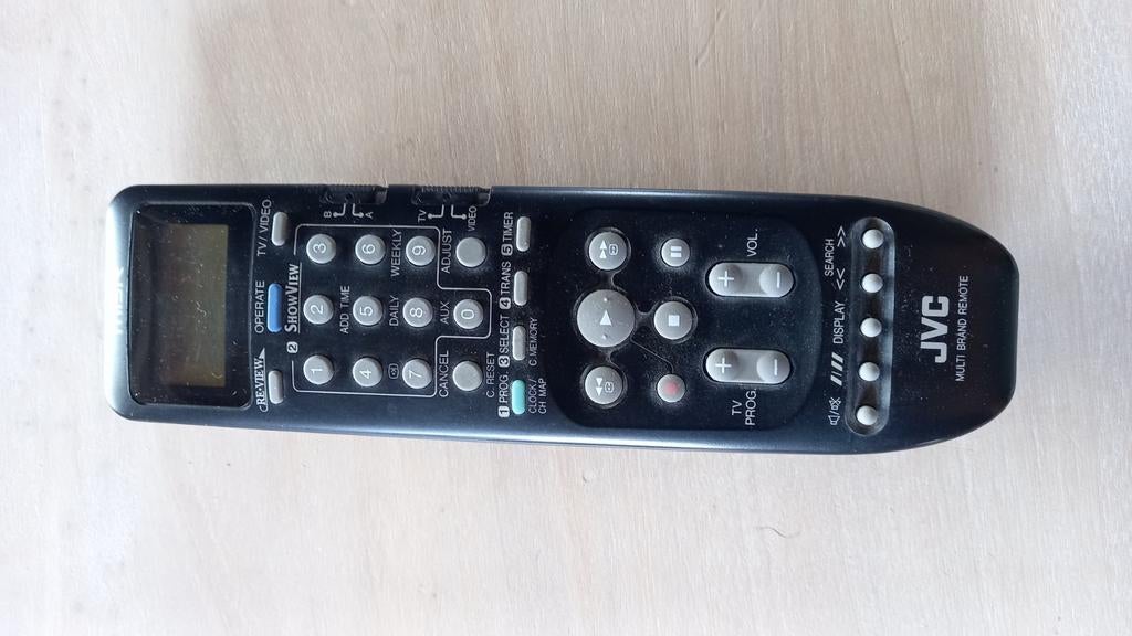 JVC afstandsbediening, Enlèvement, Utilisé