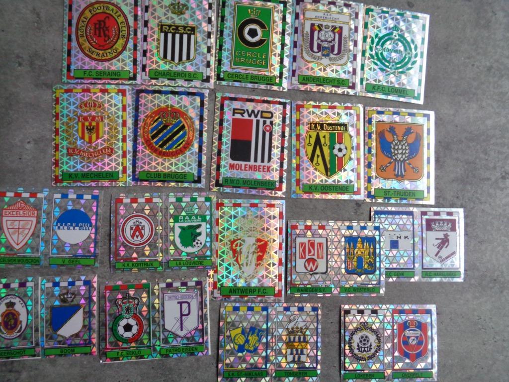 AUTOCOLLANTS DE FOOTBALL PANINI, 95 PHOTOS, 19 EMBLÈMES, Envoi