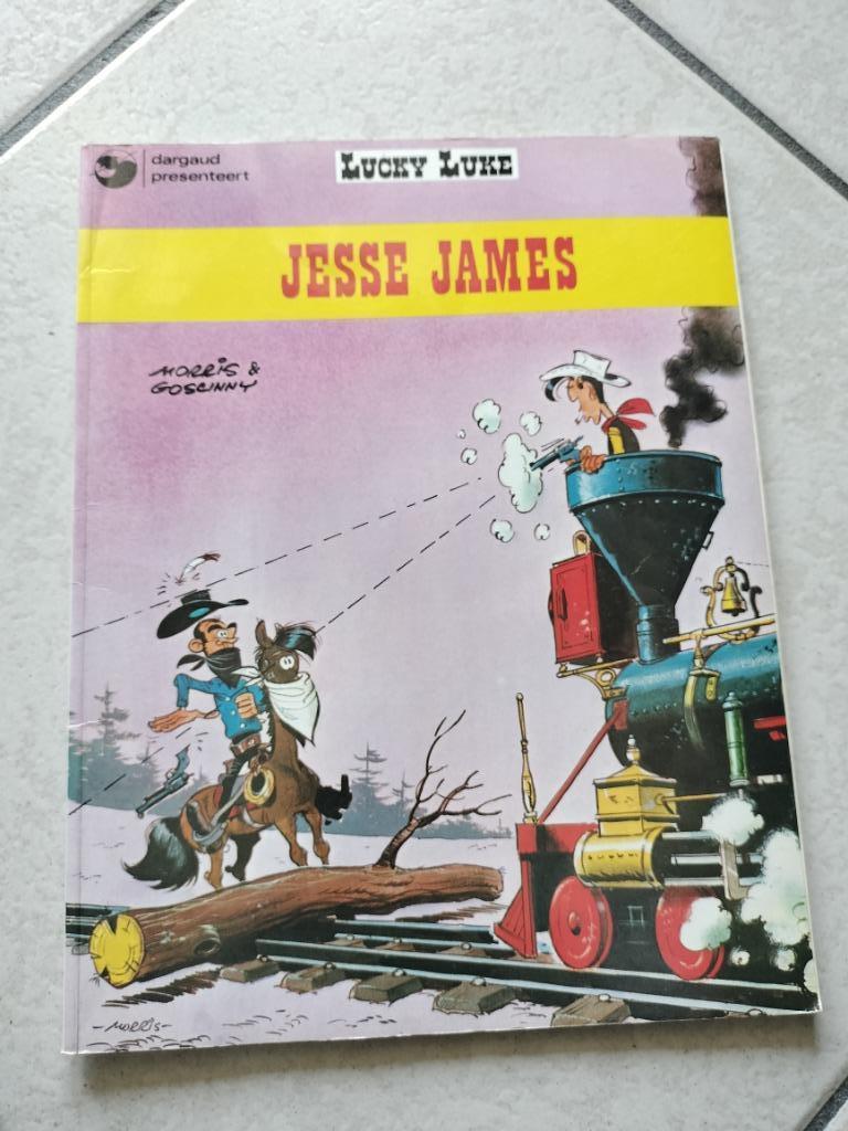 Strip Lucky Luke - Jesse James, Une BD, Utilisé, Morris & Goscinny, Envoi