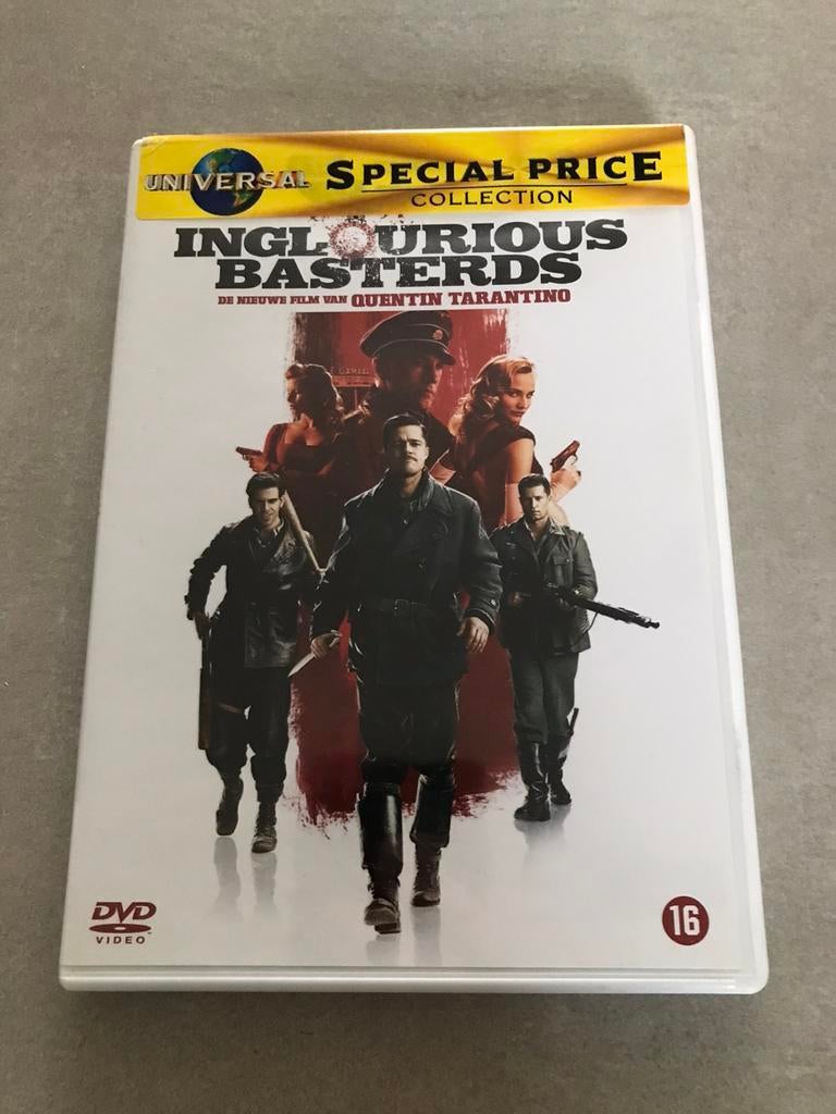 Dvd Inglourious bastards, Vanaf 16 jaar, Ophalen of Verzenden, Zo goed als nieuw, Actie