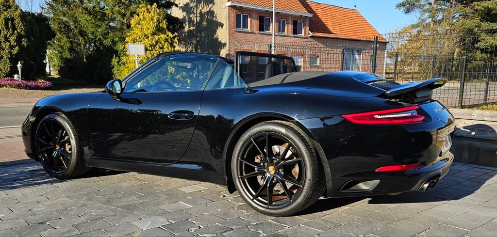 Porsche 991.2 full black. 7/2018 97.000 km, Auto's, 4 zetels, Achterwielaandrijving, Cabriolet, Zwart