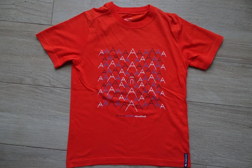Oranje T-shirt Quechua Decathlon 10 jaar, Kinderen en Baby's, Kinderkleding | Maat 152, Gebruikt, Decathlon, Ophalen of Verzenden