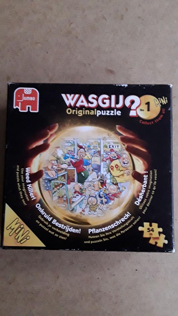 Puzzel Jan van haasteren original 1:onkruid bestrijden 54 st, Ophalen of Verzenden, Zo goed als nieuw
